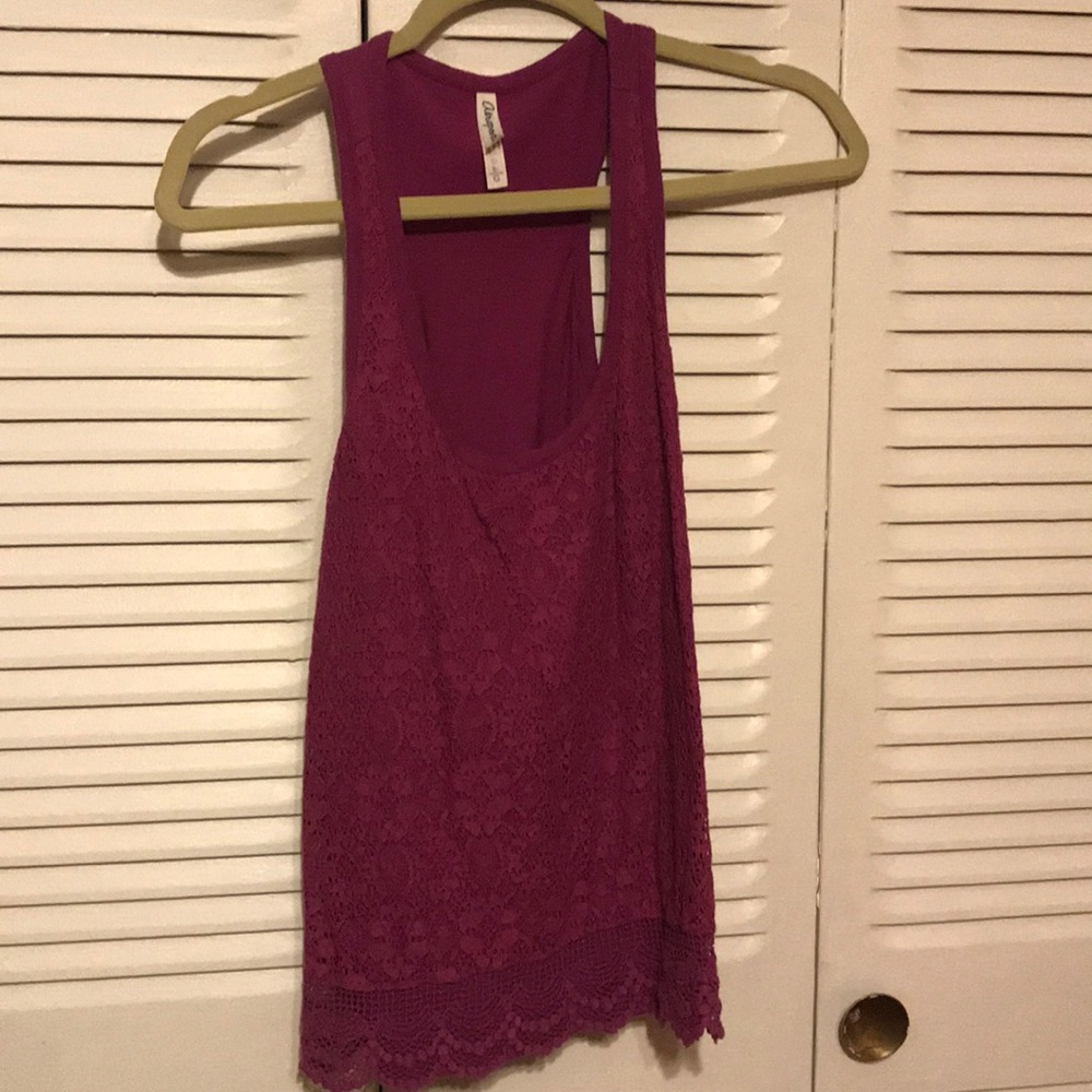 Cute magenta top